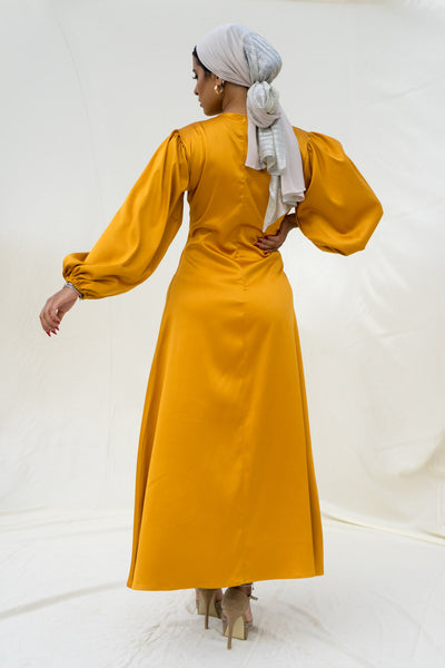 فستان فينوس - أصفر