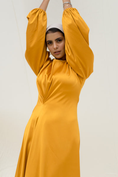 فستان فينوس - أصفر